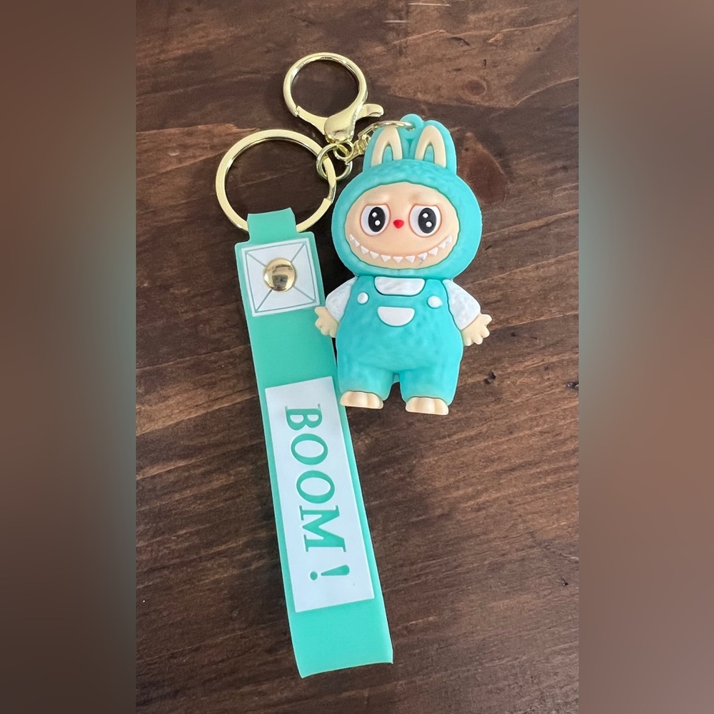 Labubu 3D Silicone Charm Keychain